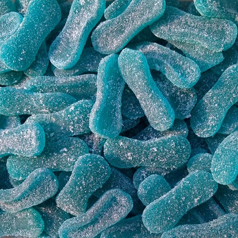 Minis langues framboise acides -100 grammes