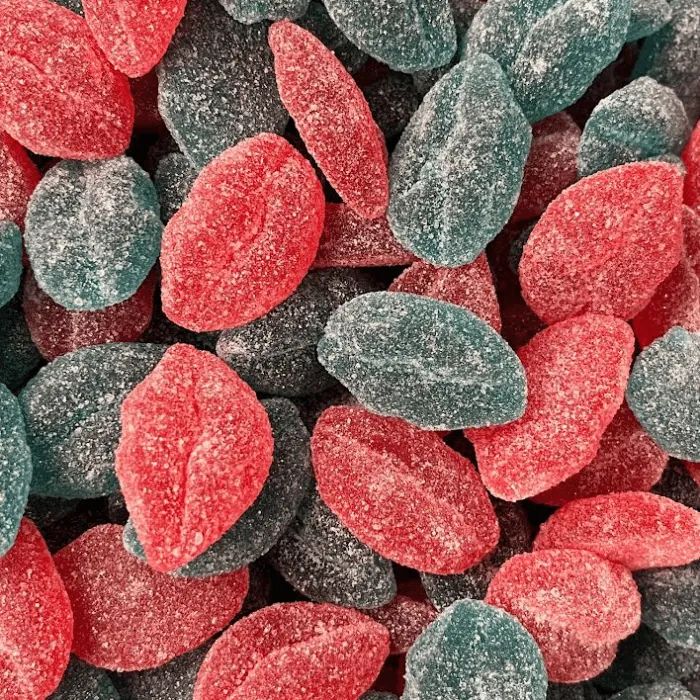 Lèvres rouges et bleus acides -100 grammes