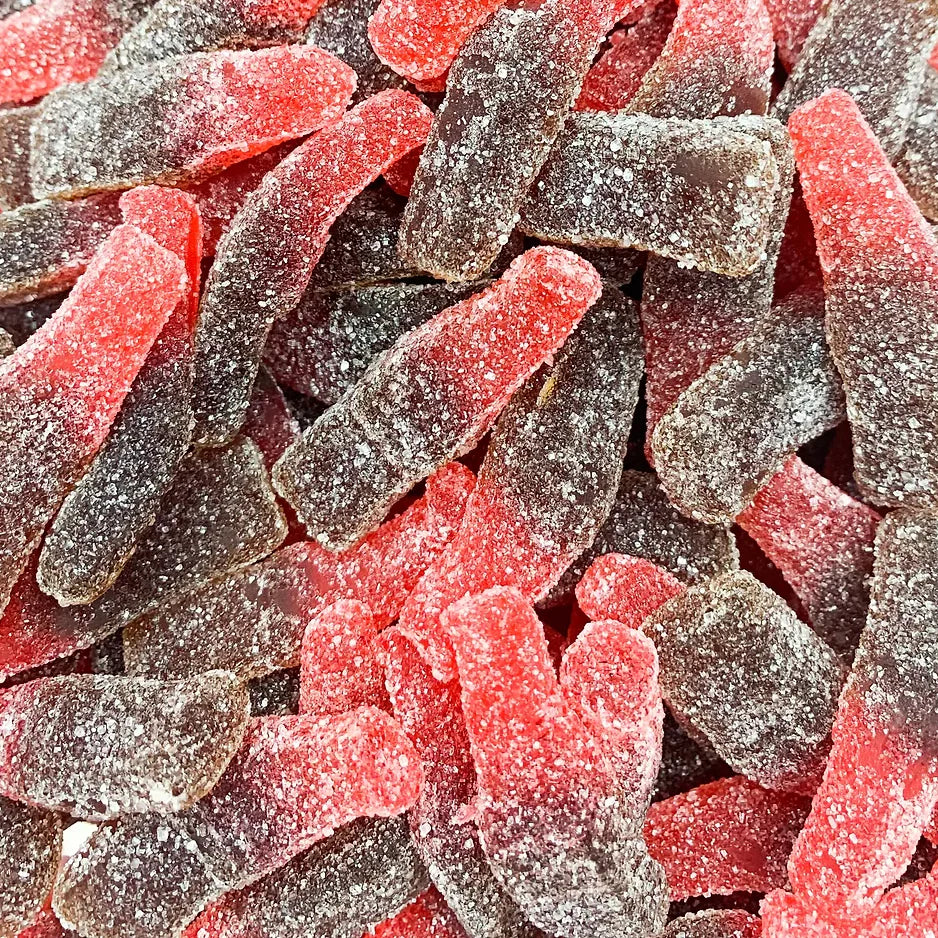 Bouteilles cherry cola sucrées -100 grammes