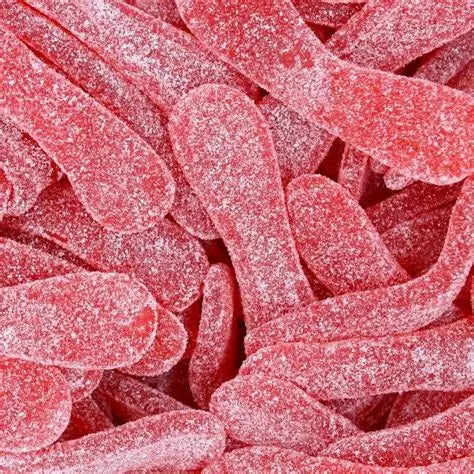 Langues fraise sucrées -100 grammes