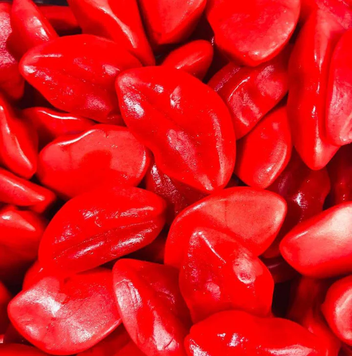 Lèvres rouge fourrées -100 grammes